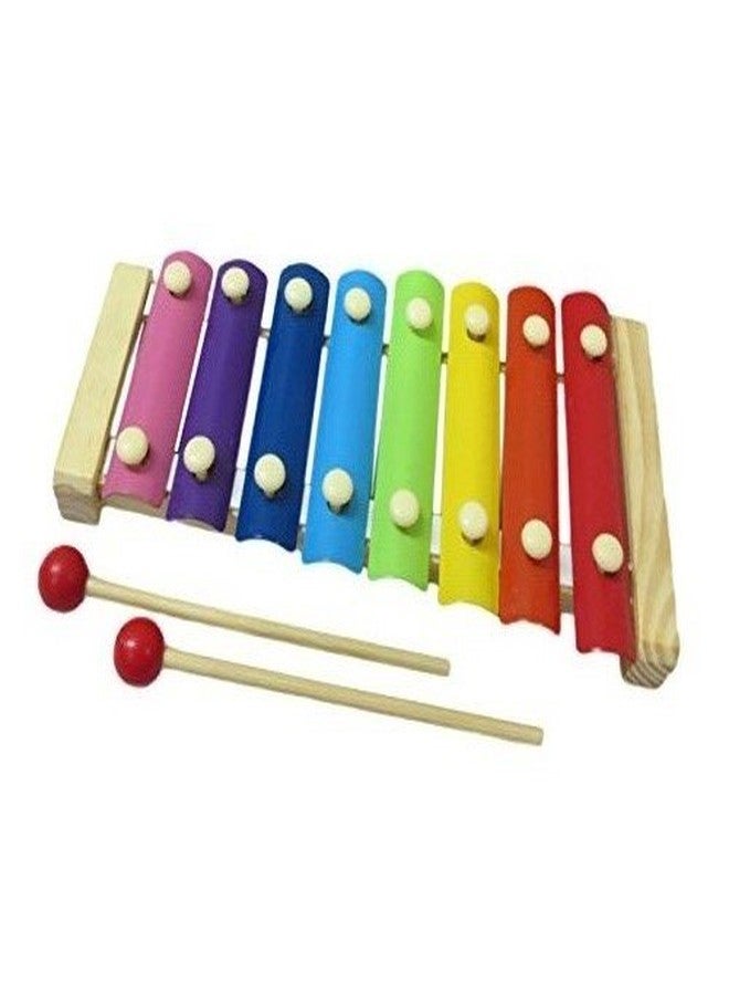 NPRC Wonderful Voice Multicolor Wooden Xylophone For Kids Musical Toy With 8 Notes - Image 2